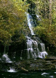 Tom Branch Falls - Deep Creek Trail